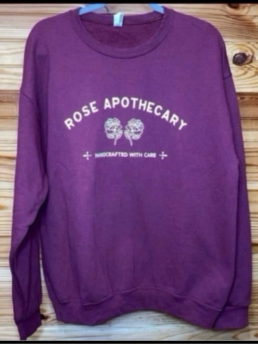 NBC Schitts creek rose apothecary Sweatshirt Large